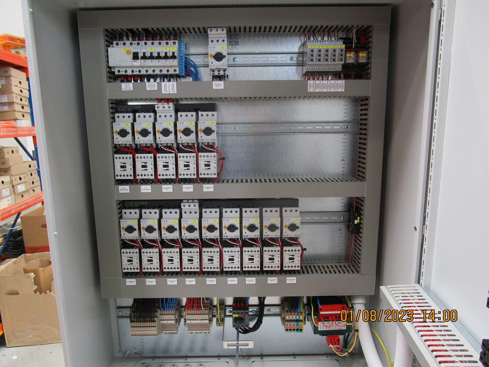 Control cabinet layer house - UV600 3r/4t - feeding